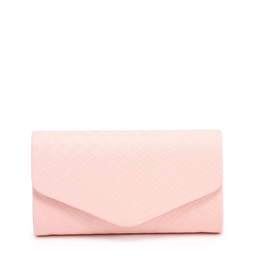 Pochete envelope zigzag com alça em corrente GB