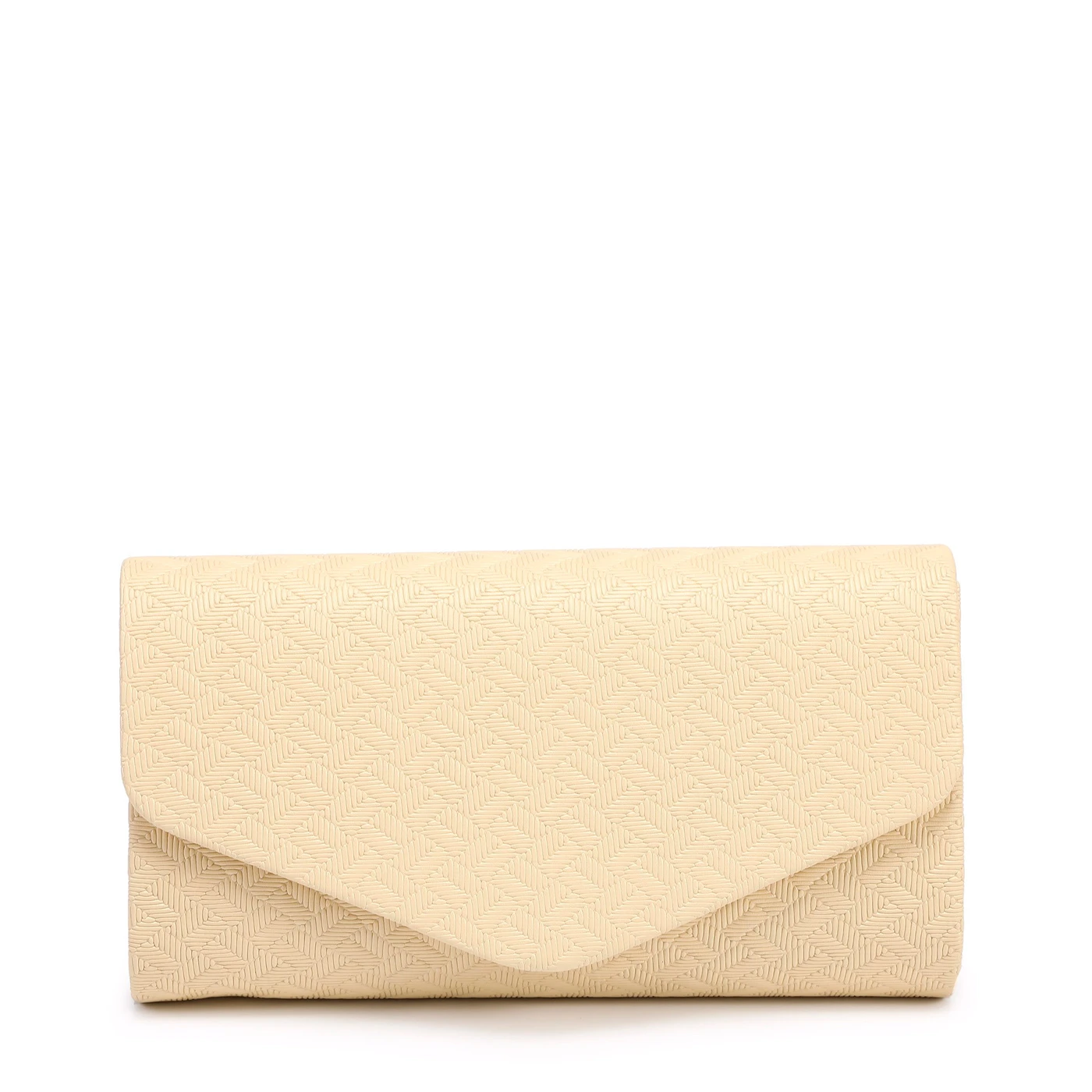 Pochete envelope zigzag com alça em corrente GB