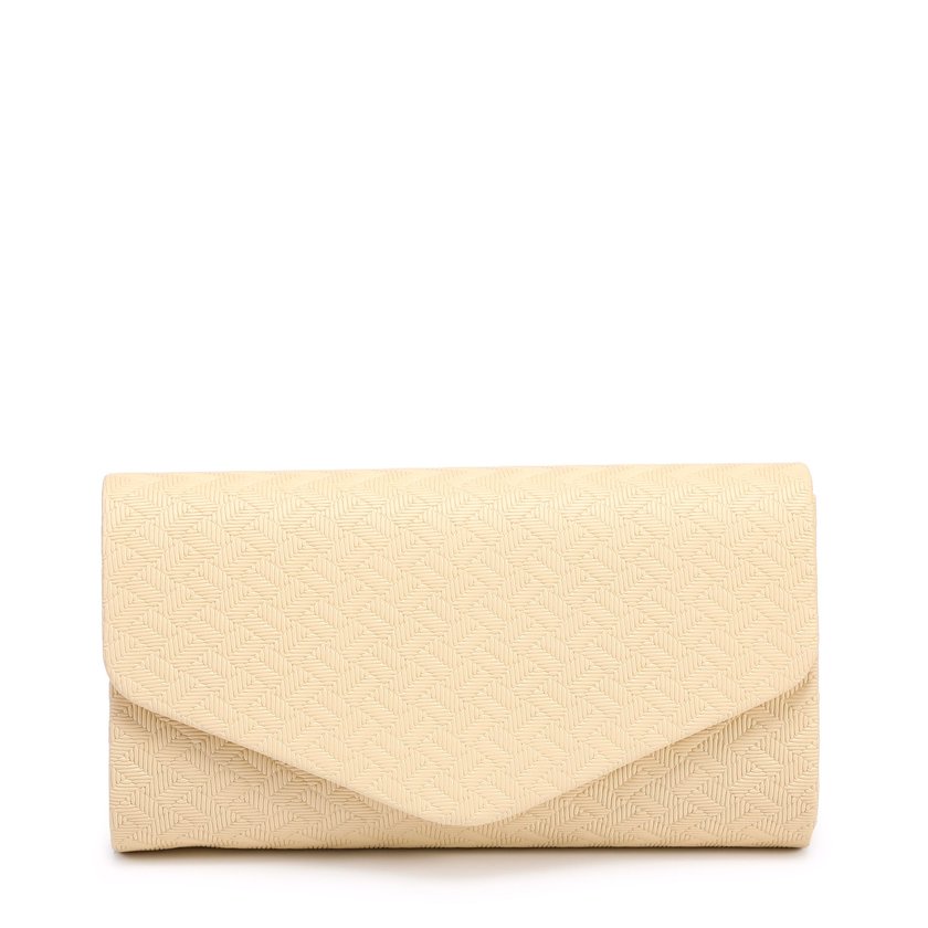 Borsa da festa a busta a zig zag con tracolla a catena GB