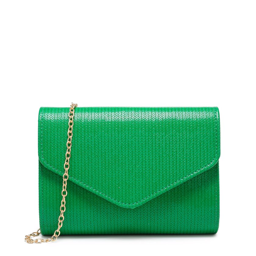 Bolsa de festa quadrada com lantejoulas GB