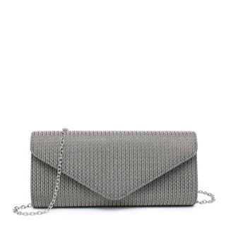 Pochette de senhora em tecido brilhante