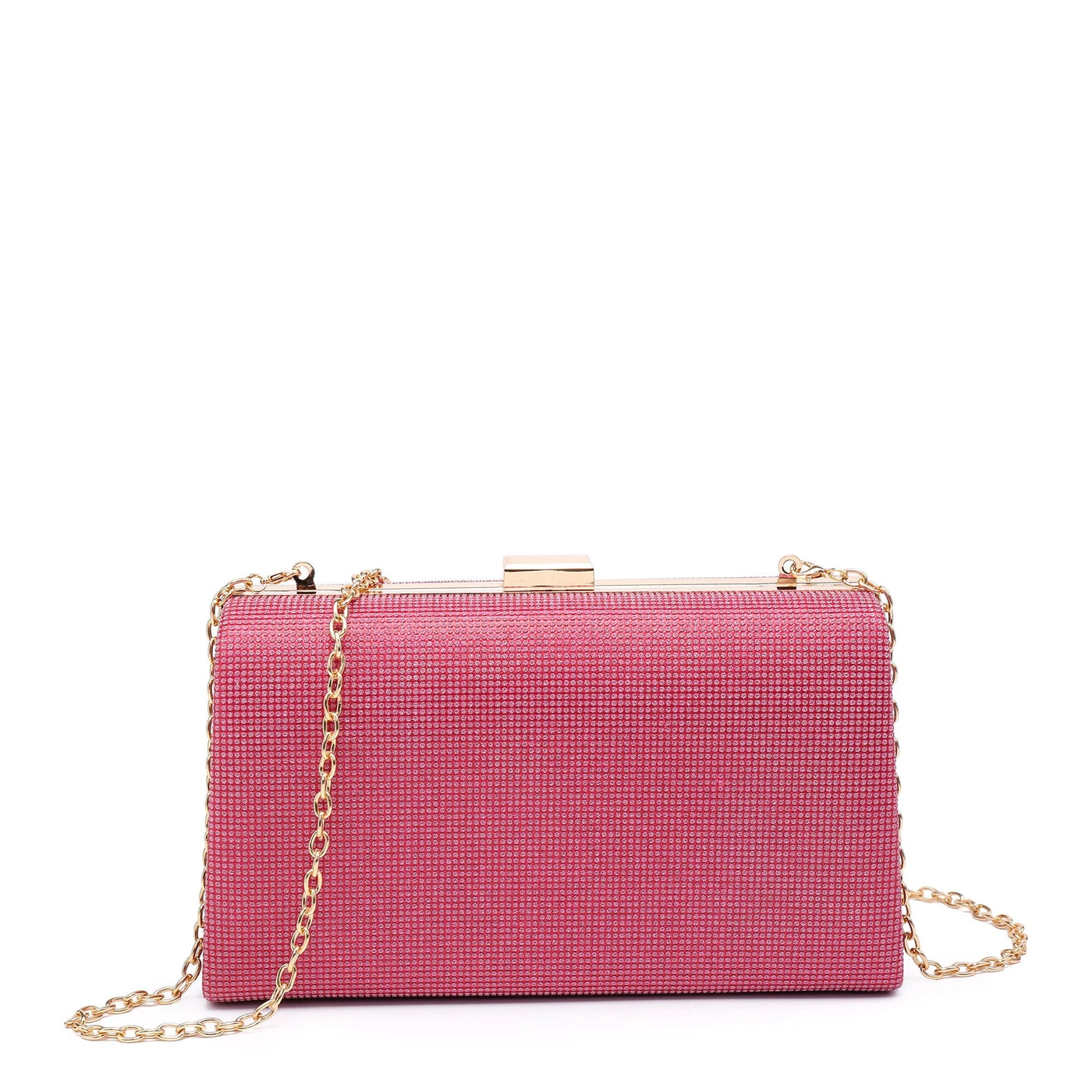 Pochette de senhora em tecido brilhante