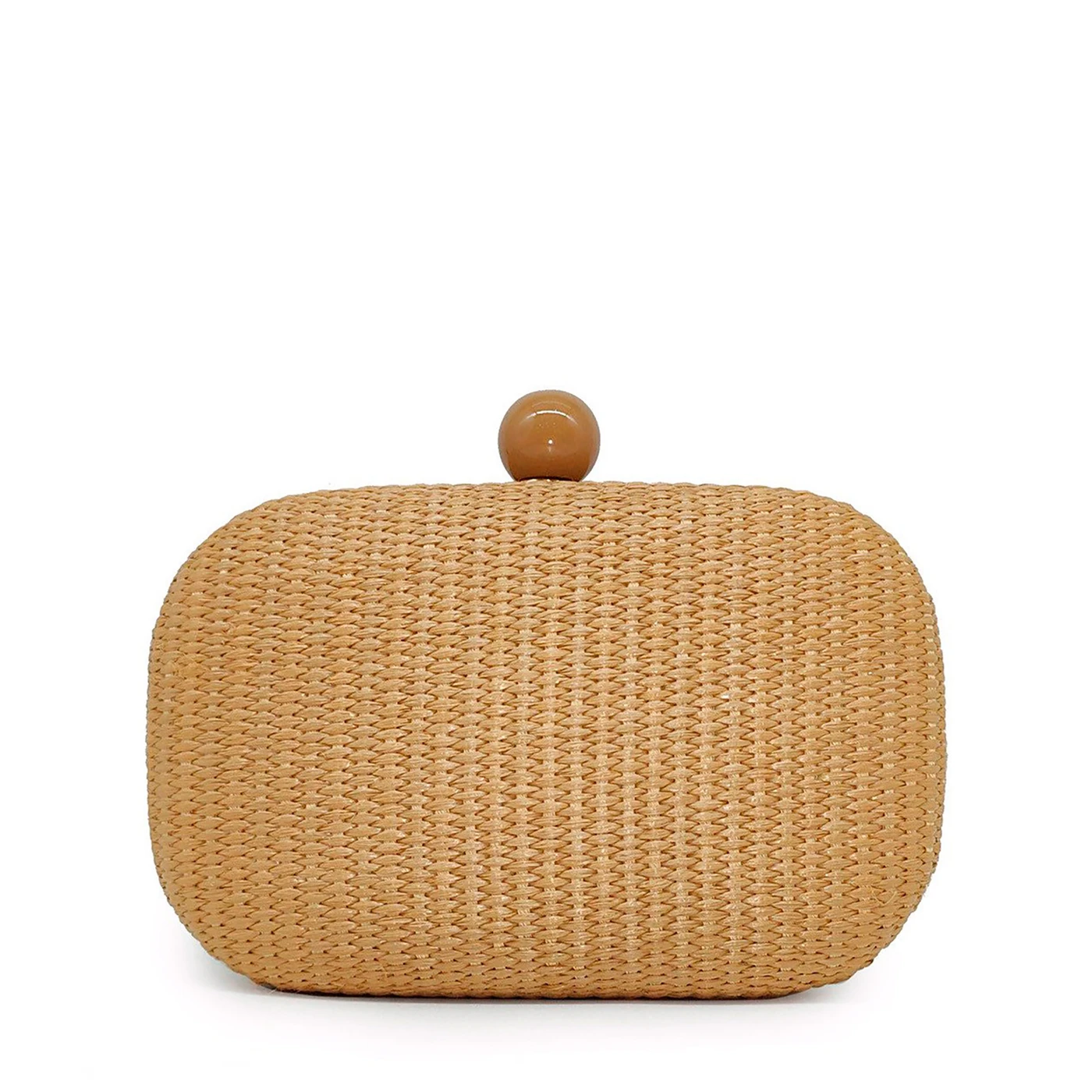 Pochette da donna in rafia