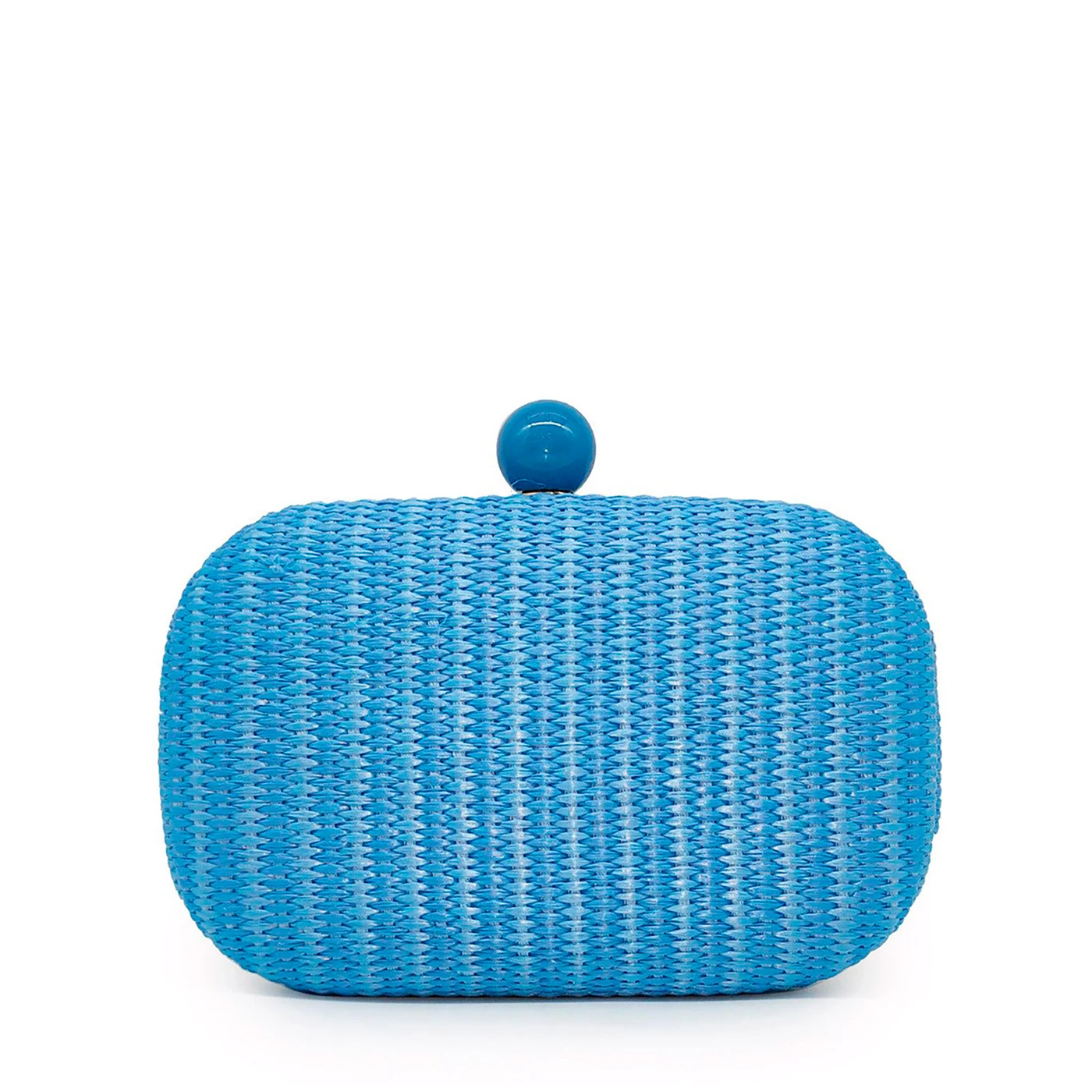 Women's raffia clutch