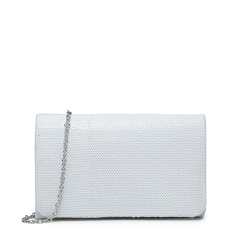 Bolsa de festa formato envelope com lantejoulas GB