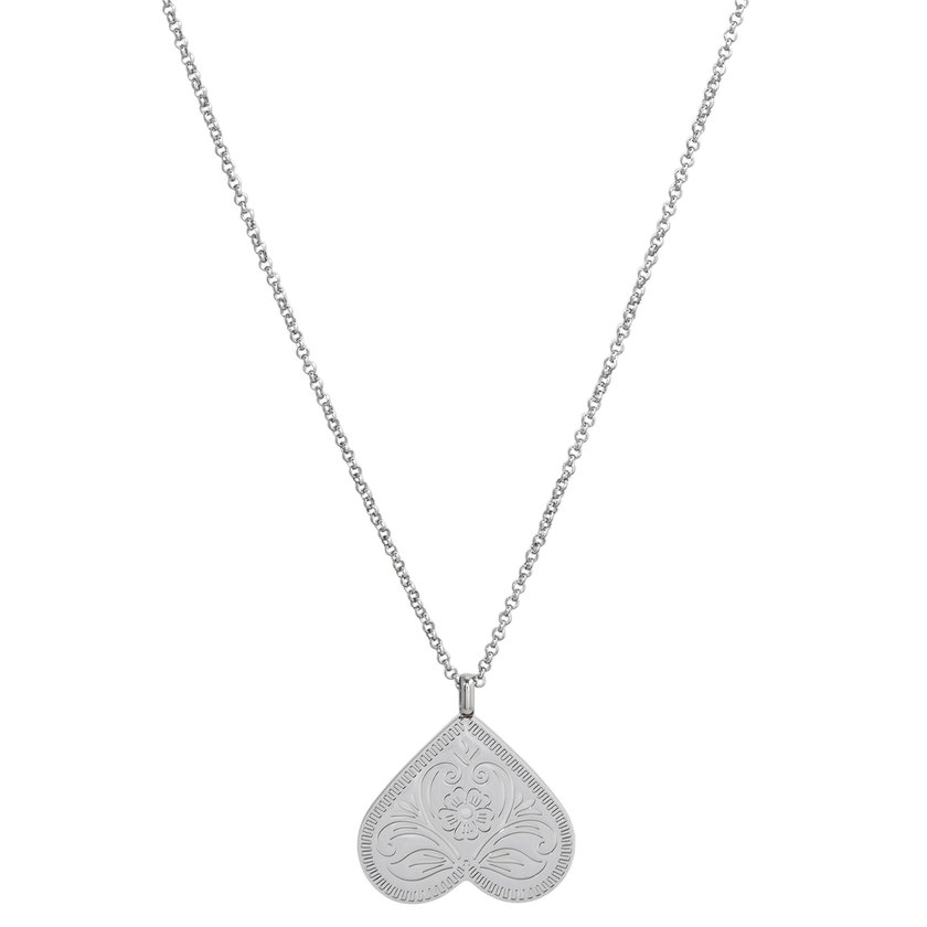 Glamour necklace with inverted heart