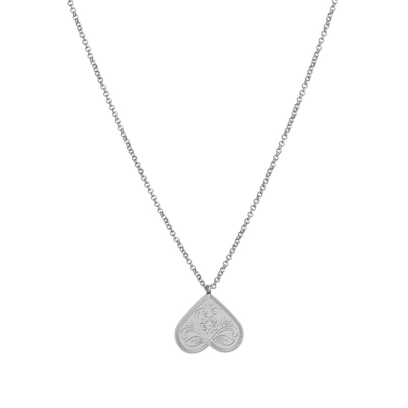 Glamour necklace with inverted heart
