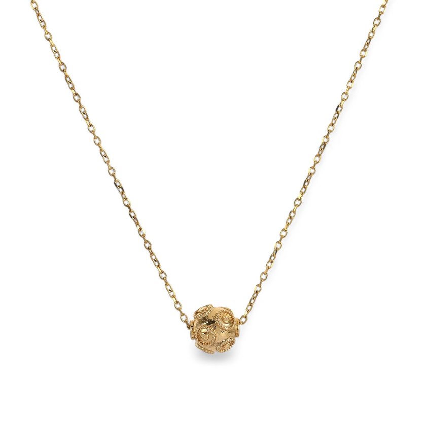 Collier en plaqué or bola de viana GB