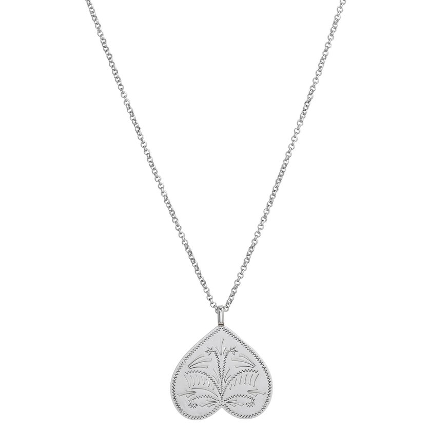 Glamour necklace with inverted heart
