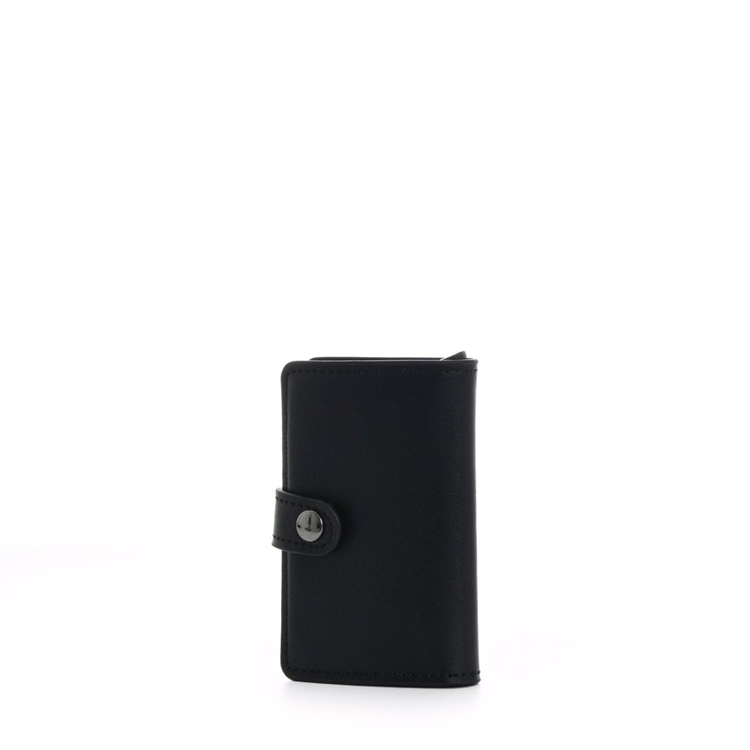 Leather card holder with GB coin divider