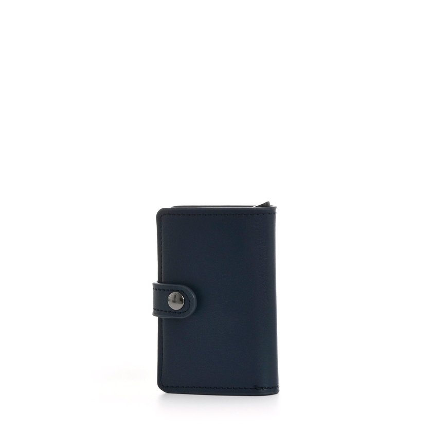 Leather card holder with GB coin divider