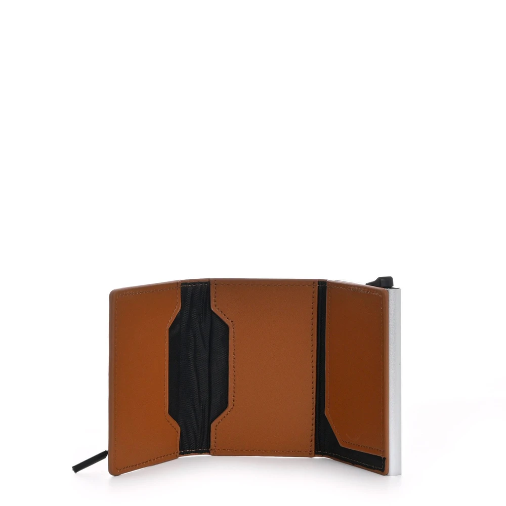 Porte-cartes en cuir avec fermeture magnétique GB