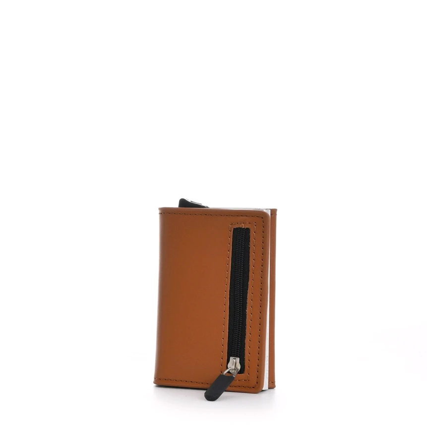 Porte-cartes en cuir avec fermeture magnétique GB