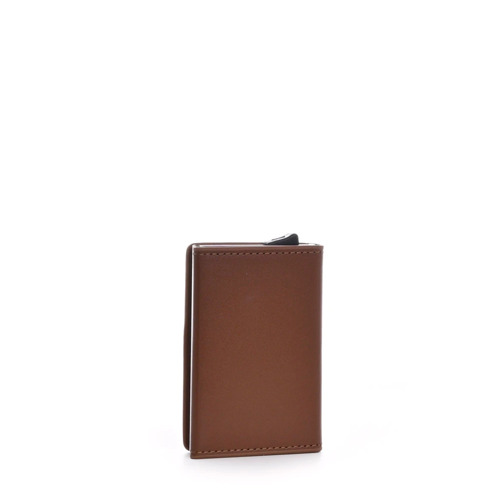 Porte-cartes en cuir avec fermeture magnétique GB