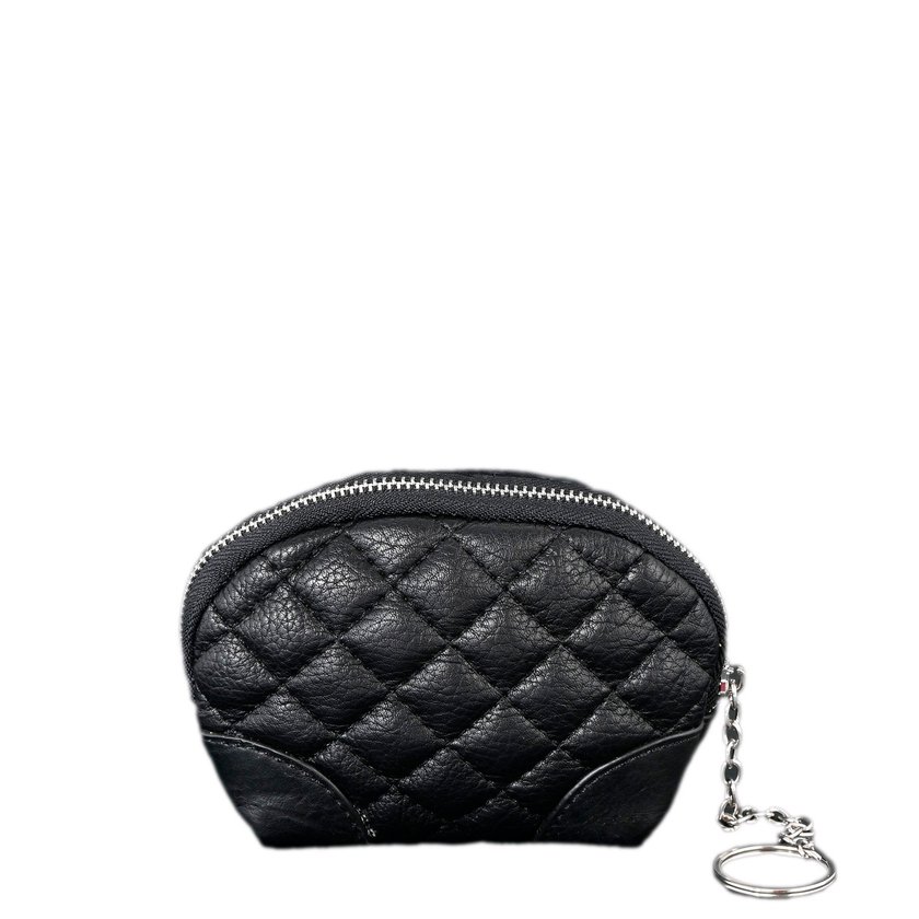 Mini coin purse with black details
