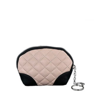 Mini porte-monnaie avec détails noirs