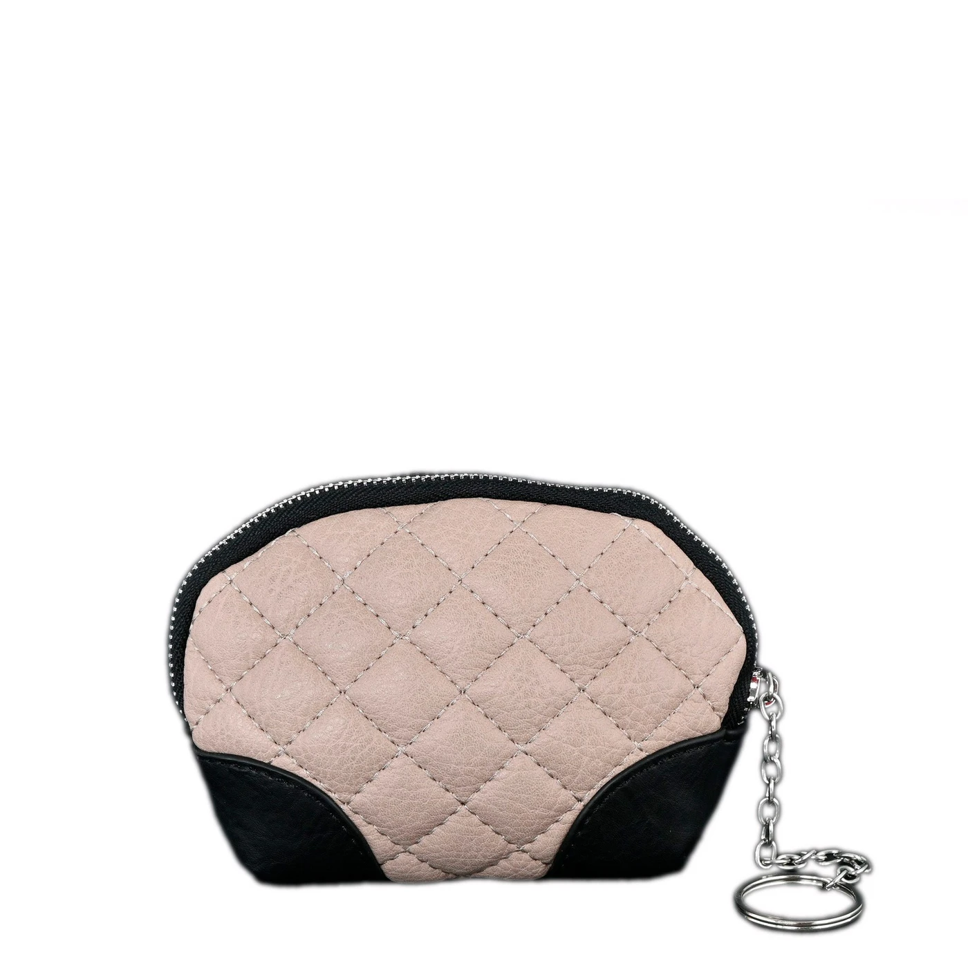 Mini monedero con detalles negros