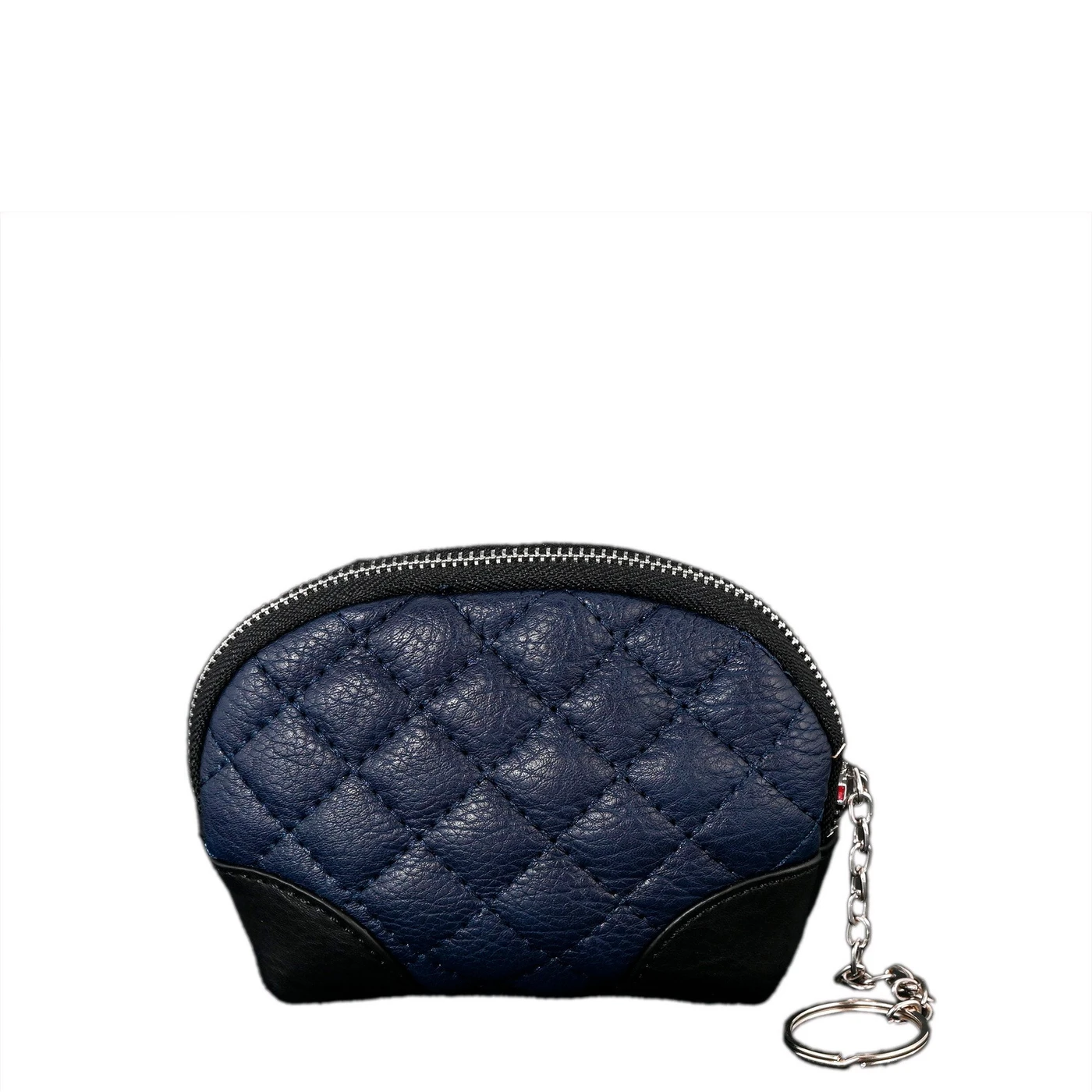 Mini monedero con detalles negros