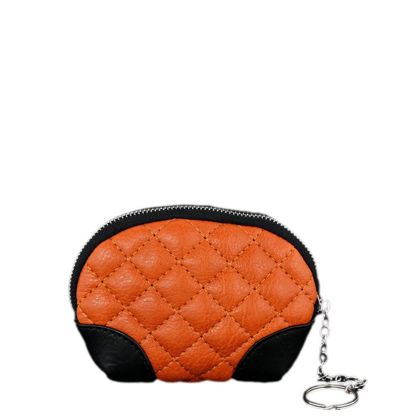 Mini porte-monnaie avec détails noirs