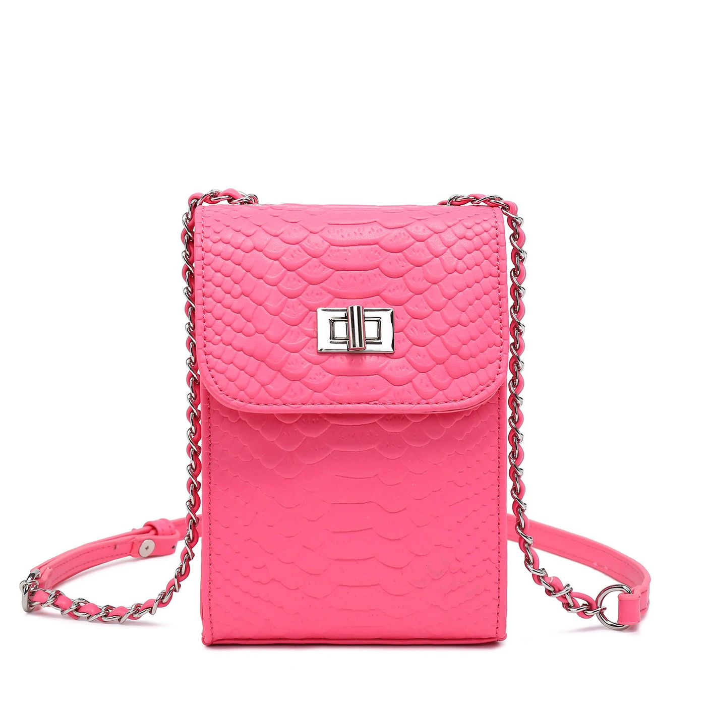 Porta cellulare testurizzato con chiusura con patta GB