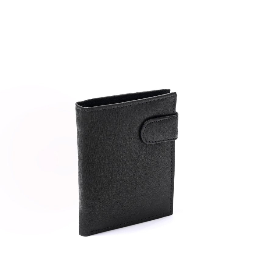 Leather wallet with clasp GB