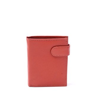 Cartera de piel con cierre GB