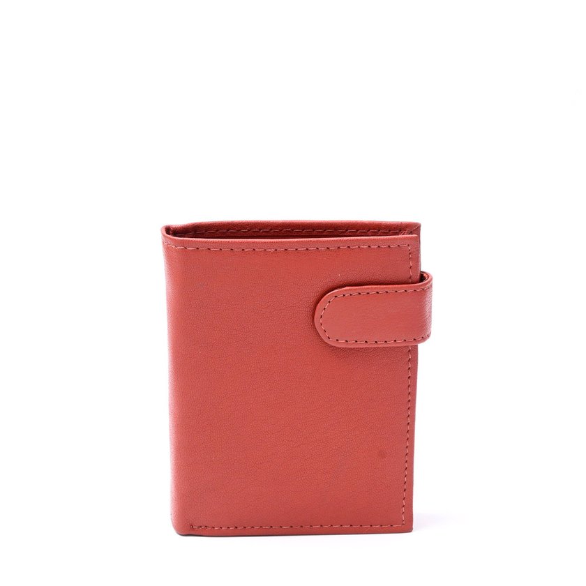Portefeuille en cuir avec fermoir GB