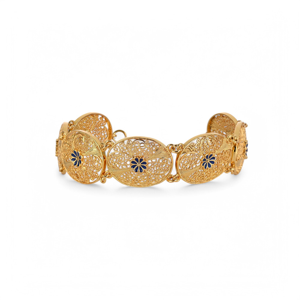 Bracciale Encantos Portugal tradizionale con fiore