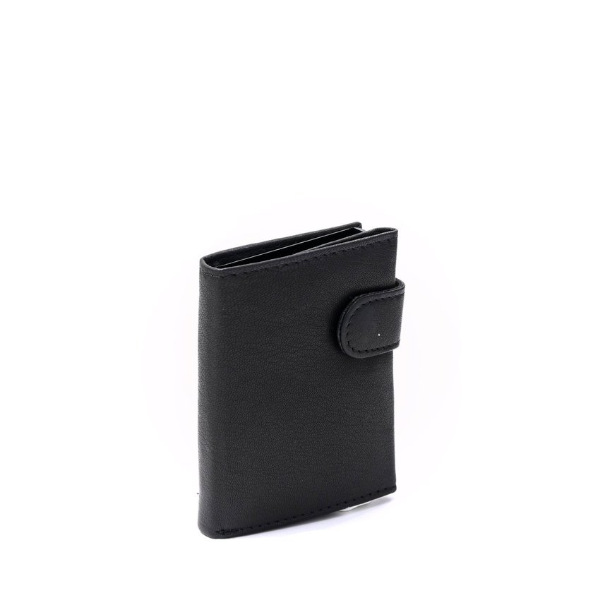 Men's leather card holder with GB pocket