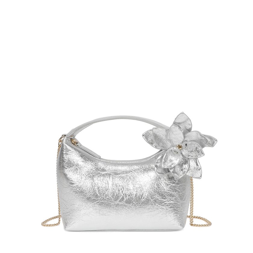 Handbag with flower