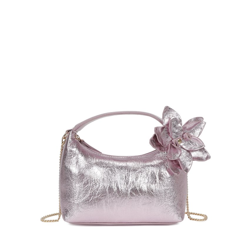 Handbag with flower