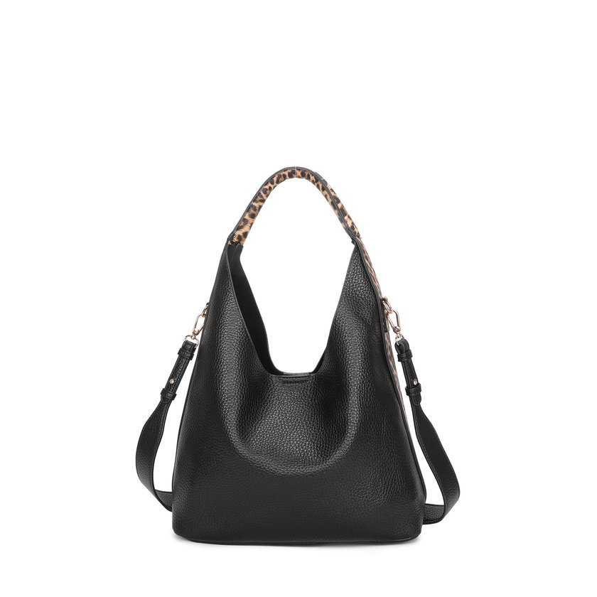 Shopper bag with tigress detail