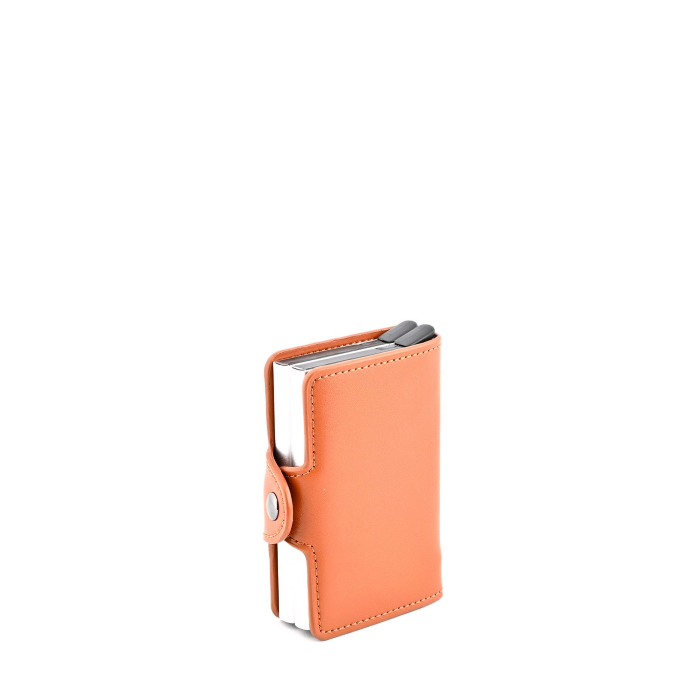 Brown card case with dual compartment GB