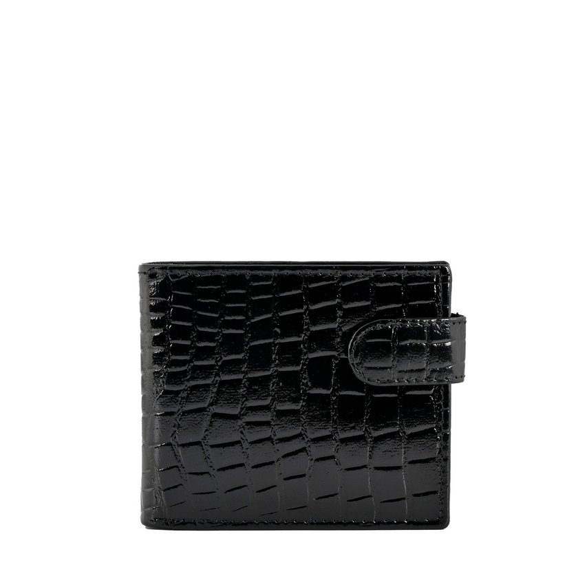 Men's glossy leather wallet GB