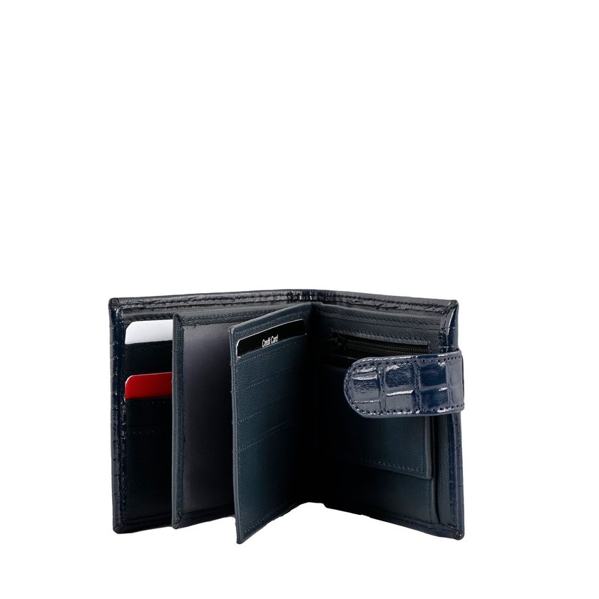 Men's glossy leather wallet GB