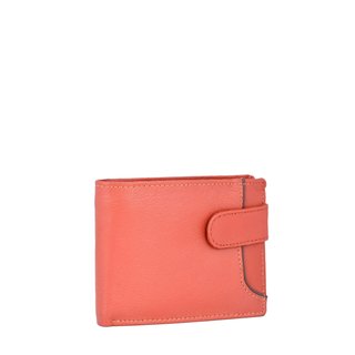Men's leather wallet with GB clasp