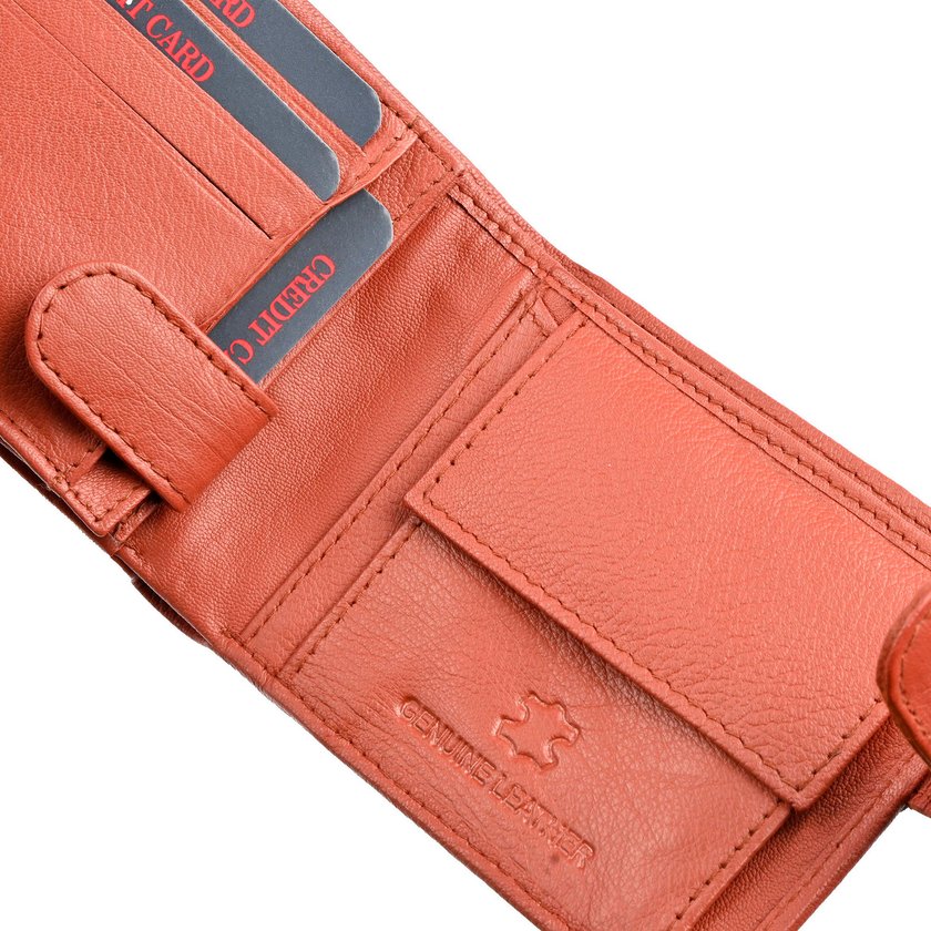 Carteira de homem em pele com fecho GB