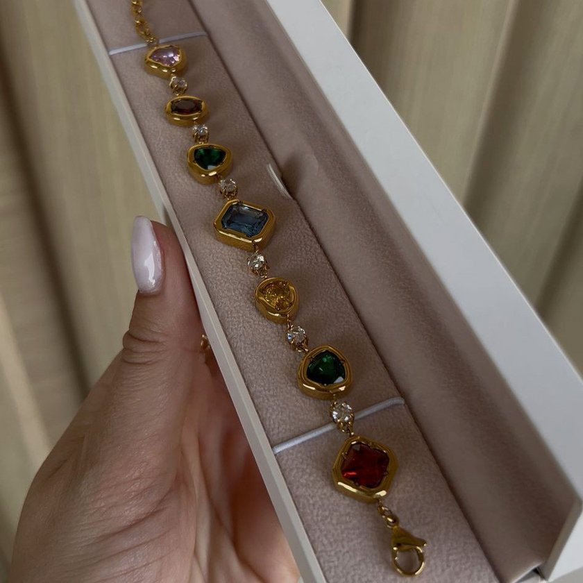 Pulseira Delicate pedras naturais