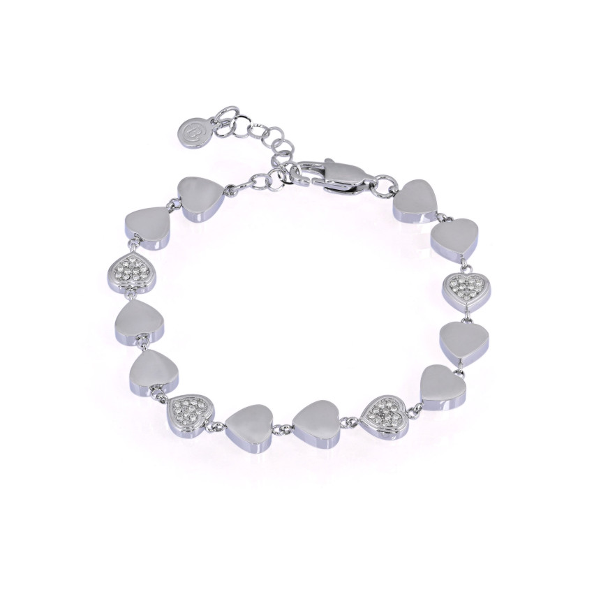 Prestige bracelet with hearts