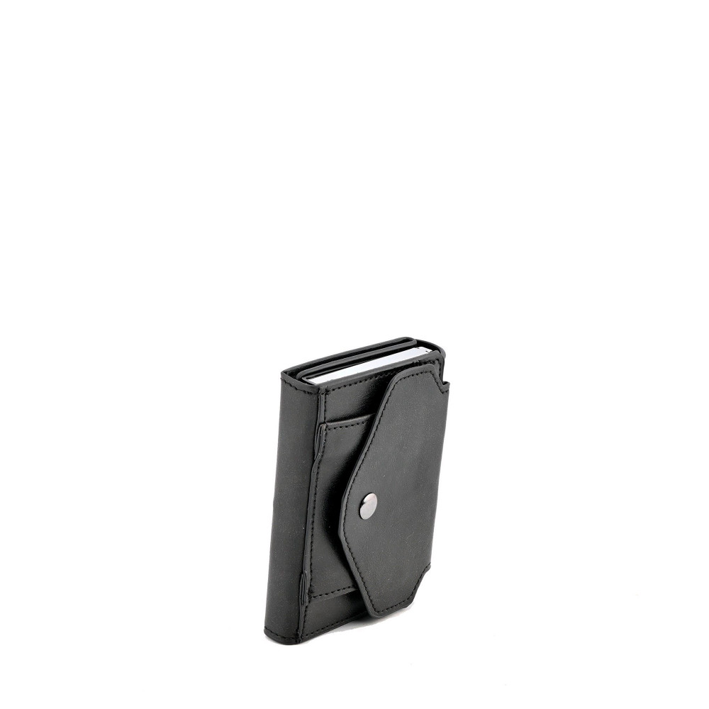 Black basic card case with pocket GB