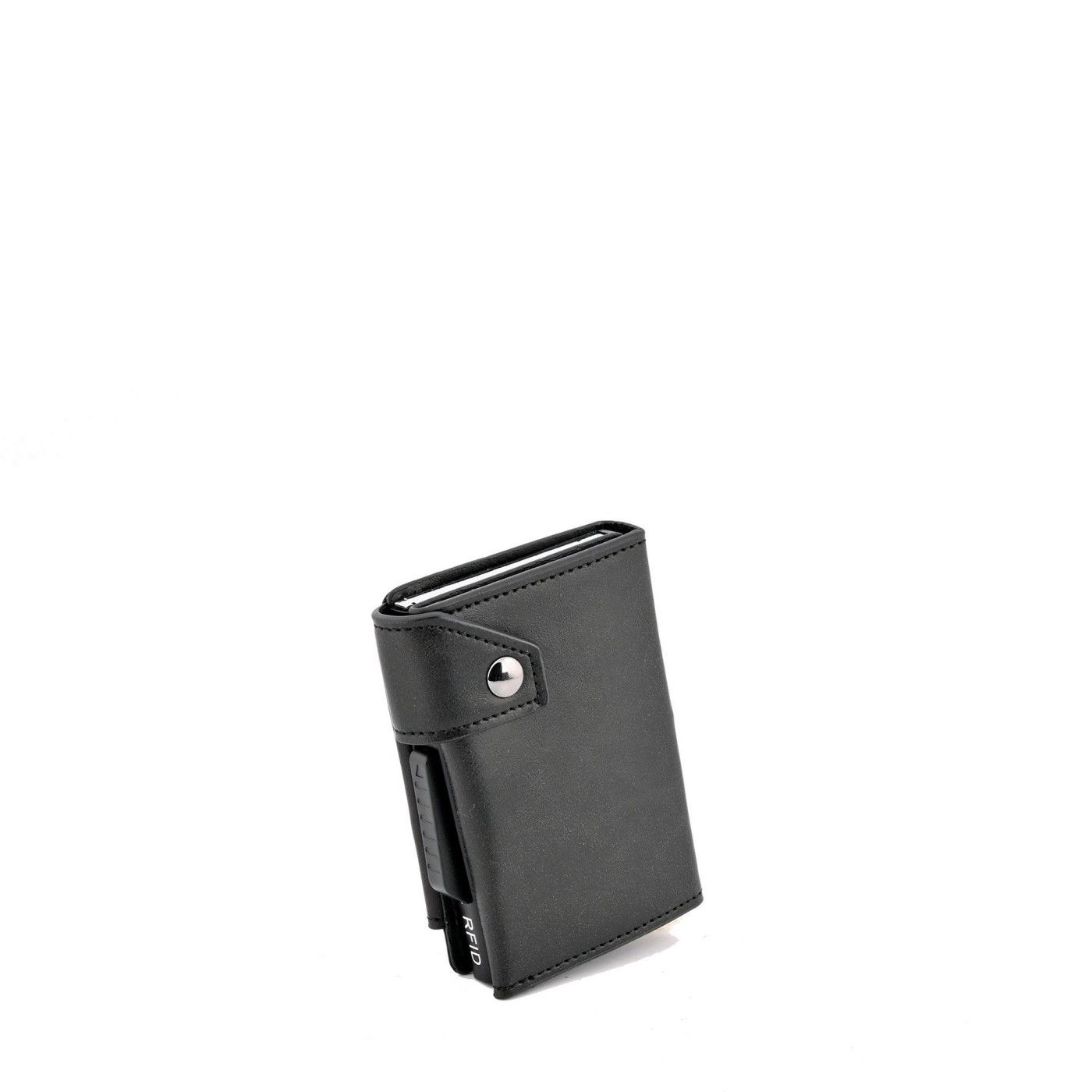 Black basic card case with pocket GB