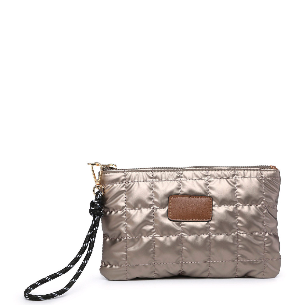 Cartera acolchado con cremallera GB