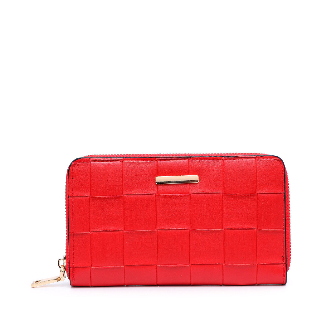 Cartera trenzado con cremallera GB