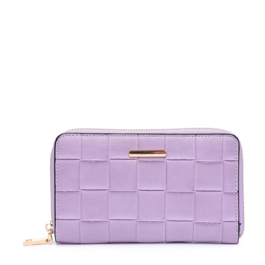 Cartera trenzado con cremallera GB