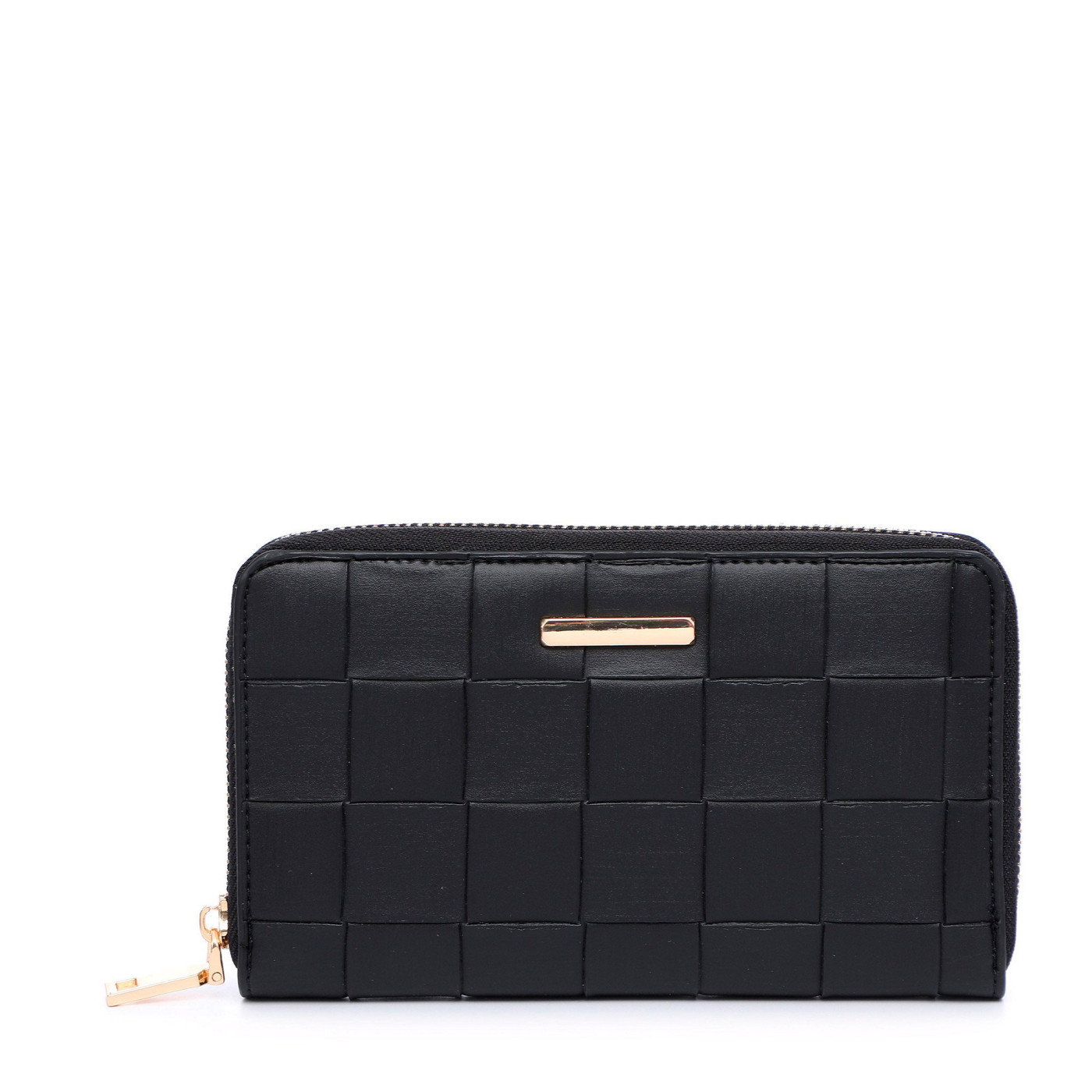 Cartera trenzado con cremallera GB
