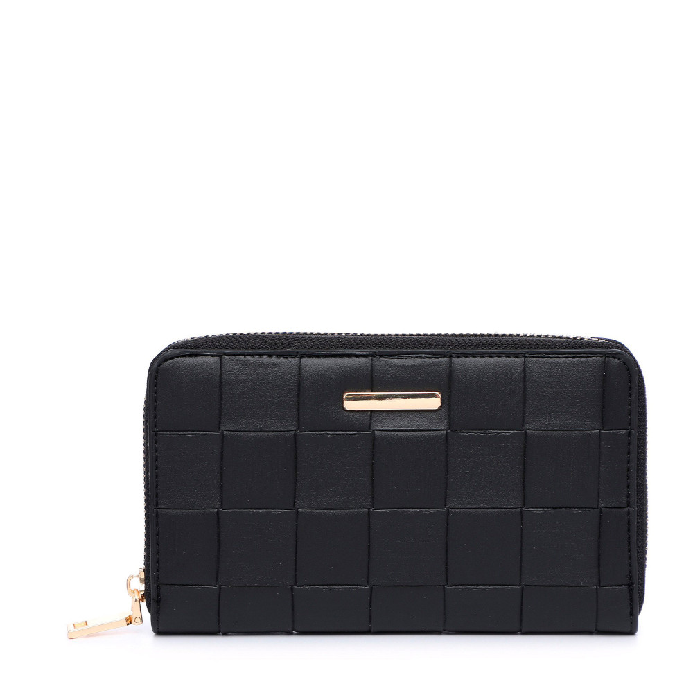 Cartera trenzado con cremallera GB