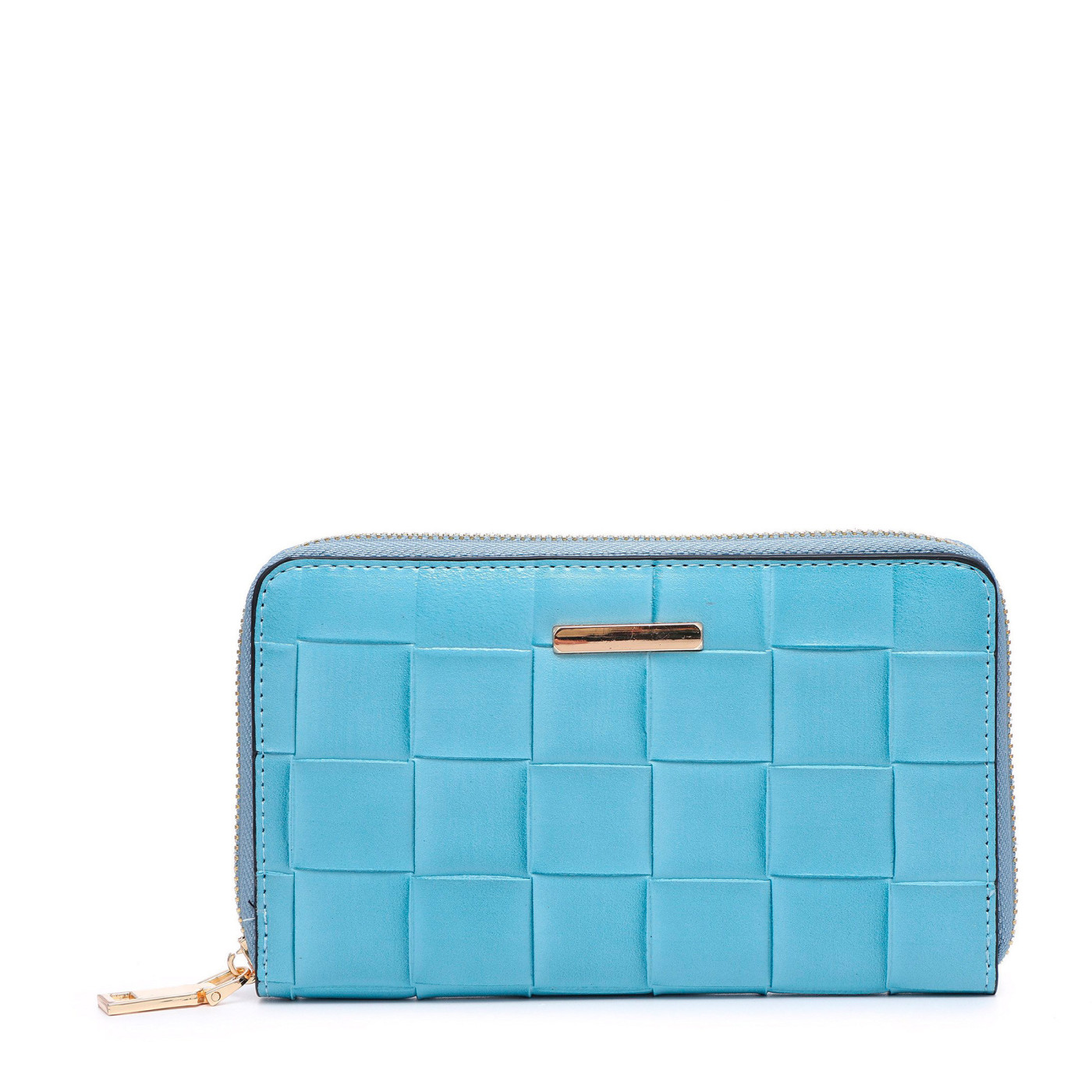 Cartera trenzado con cremallera GB