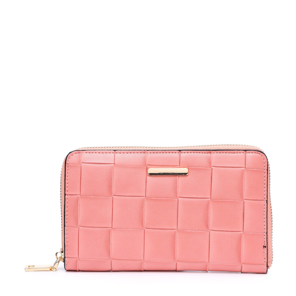 Cartera trenzado con cremallera GB