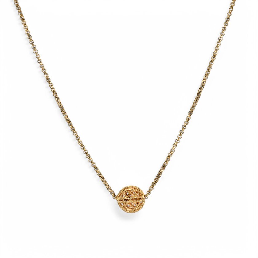 Collana semi preziose con sfere de viana GB