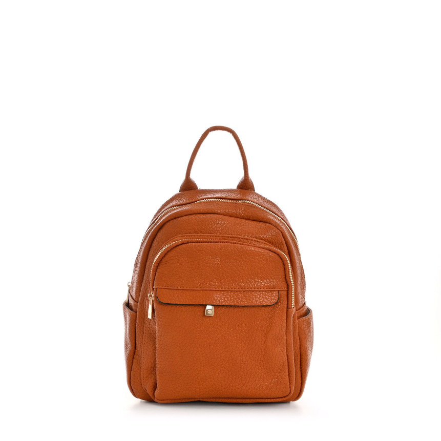 Synthetic backpack with external pockets GB